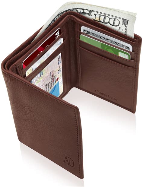 designer trifold wallets for men